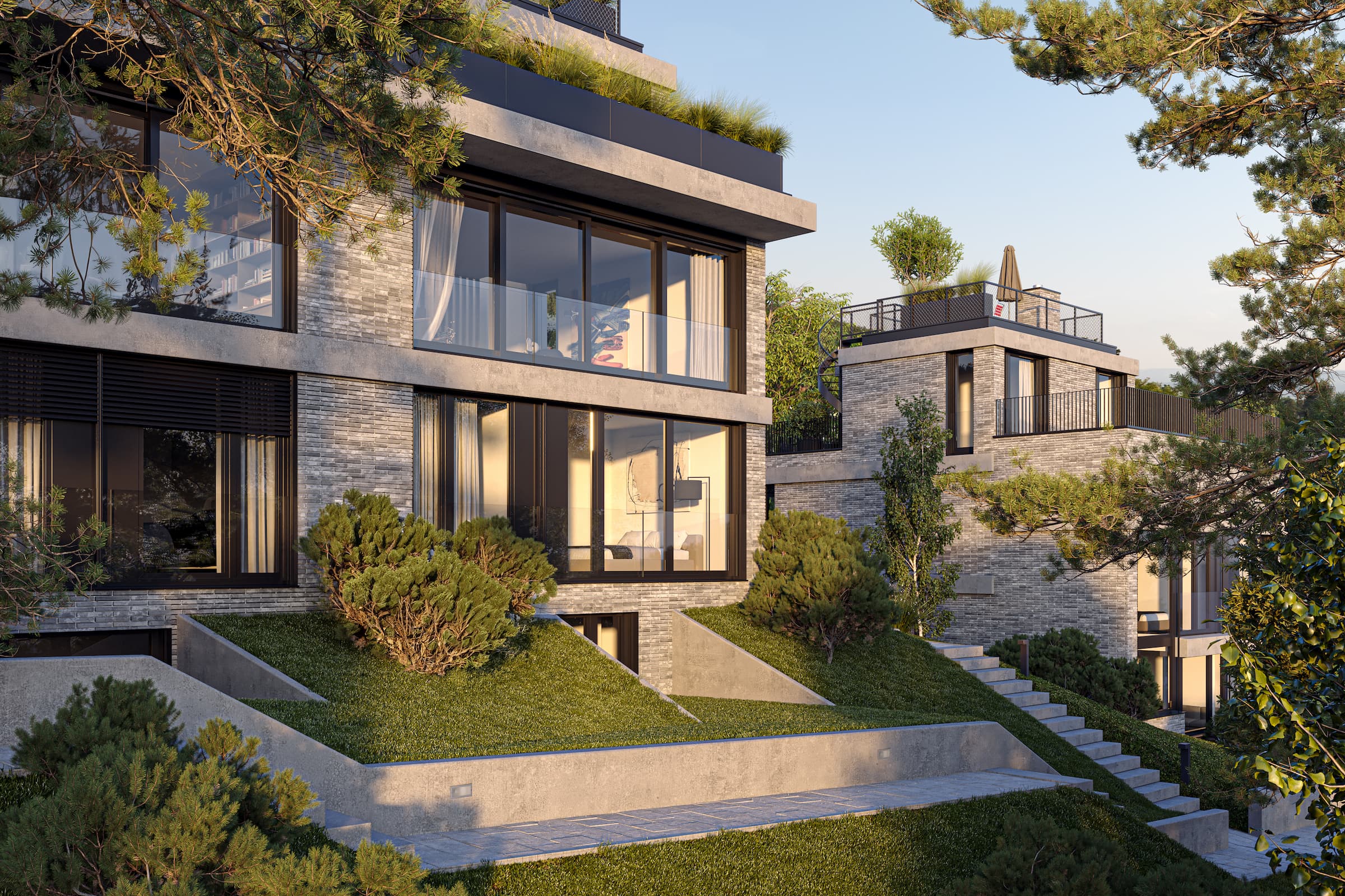 Haus 1 und Haus 2